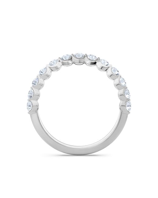 The Diamond Store White Mira 0.50Ct Lab Diamond Half Eternity Ring