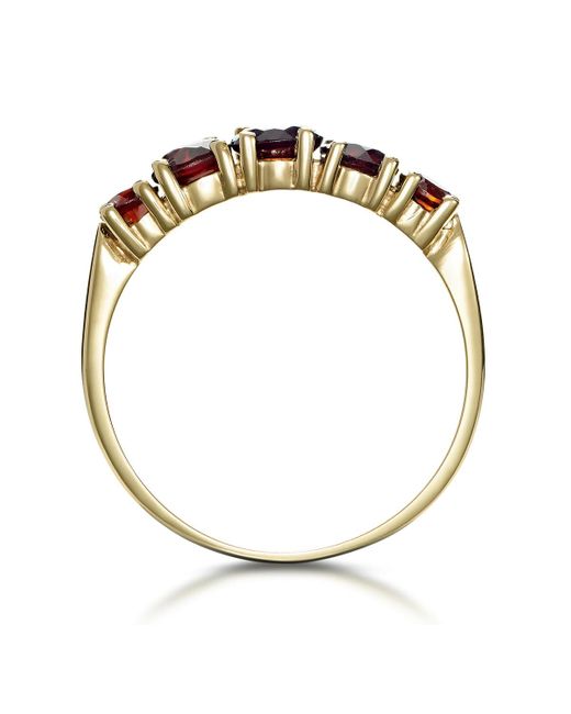 The Diamond Store Metallic Garnet Ring 9K Item A3790