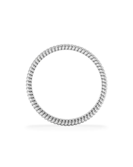 The Diamond Store White Woven 0.25Ct Lab Diamond Eternity Ring