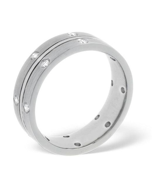 The Diamond Store Metallic Lucy Wedding Ring 0.21Ct H/Si
