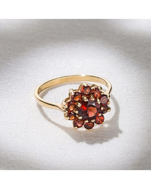 The Diamond Store Brown Garnet Ring 9K