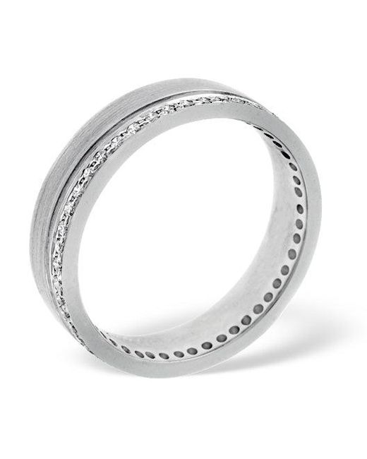 The Diamond Store Metallic 0.27Ct H/Si Diamond 18K Dress Ring for men