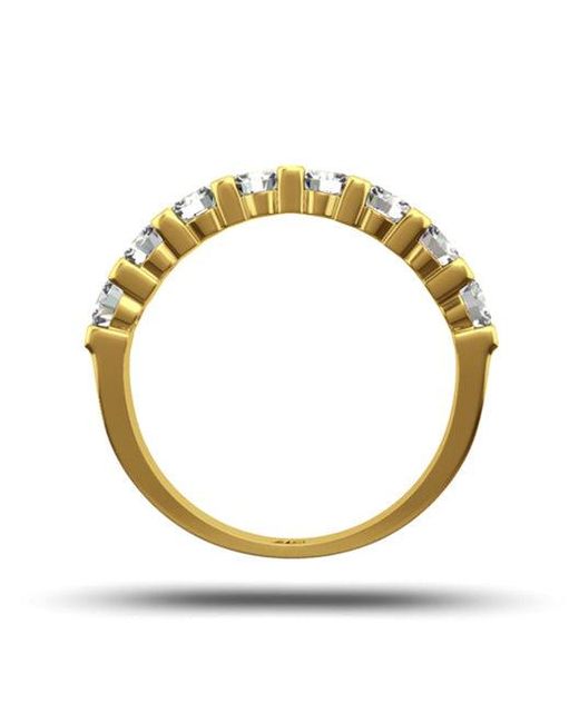 The Diamond Store Metallic Hannah 18K Diamond Eternity Ring 0.50Ct H/Si