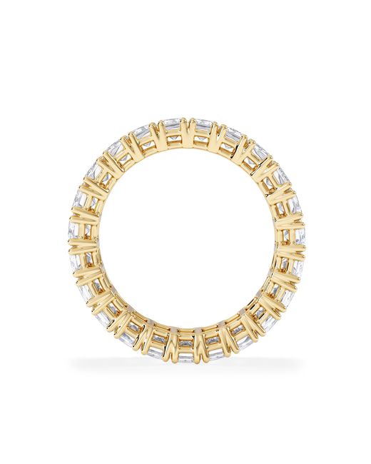 The Diamond Store Metallic Luxe 7.00Ct Lab Diamond Eternity Ring With Igi Certified Emerald-Cut Diamonds
