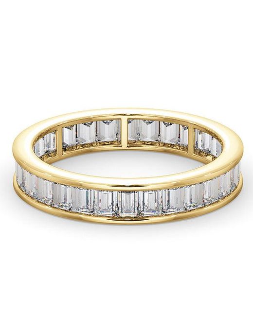 The Diamond Store Metallic Eternity Ring Grace 18K Diamond 1.50Ct H/Si