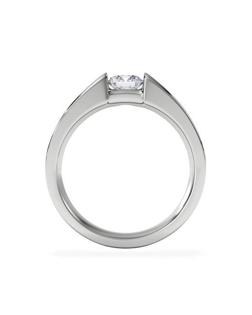 The Diamond Store Gray Certified Jessica 18K Diamond Engagement Ring 0.50Ct