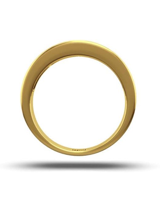 The Diamond Store Metallic Rae 18K Diamond Half Band Eternity Ring 1.00Ct H/Si