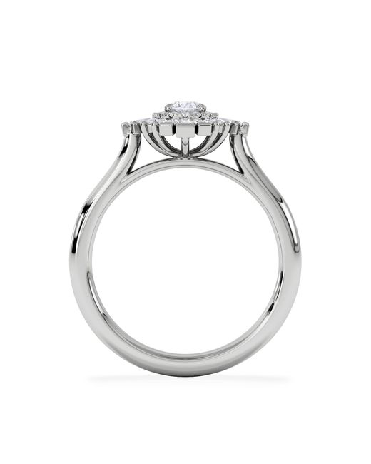 The Diamond Store White The Radiance Lab Diamond Ring 0.52Ct H/Si Set