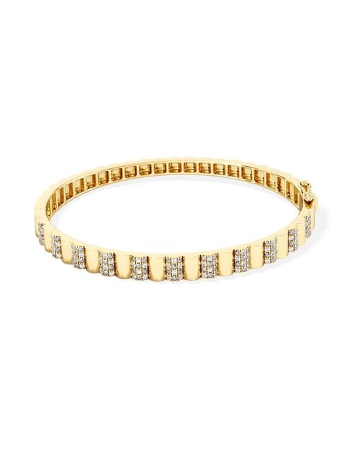 The Diamond Store Metallic Contour 0.50Ct Lab Diamond Bangle