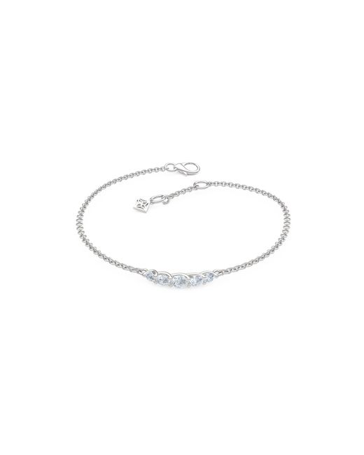 The Diamond Store White Legacy 0.50Ct Round Cut Lab Diamond Bracelet