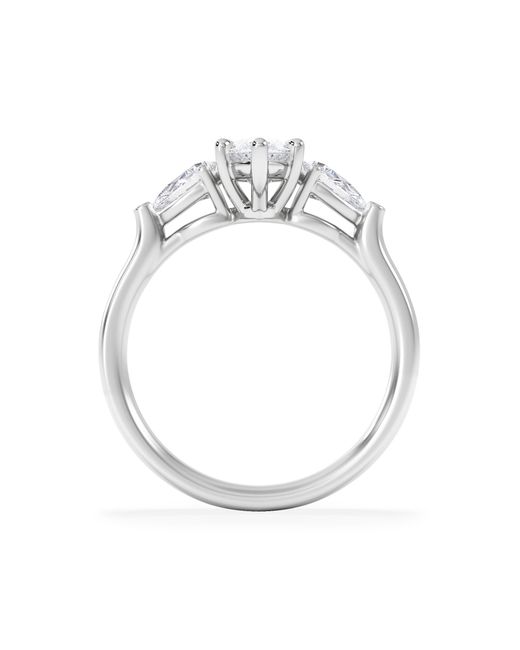 The Diamond Store White Adore 1.50Ct Marquise Cut Lab Diamond 3 Stone Engagement Ring