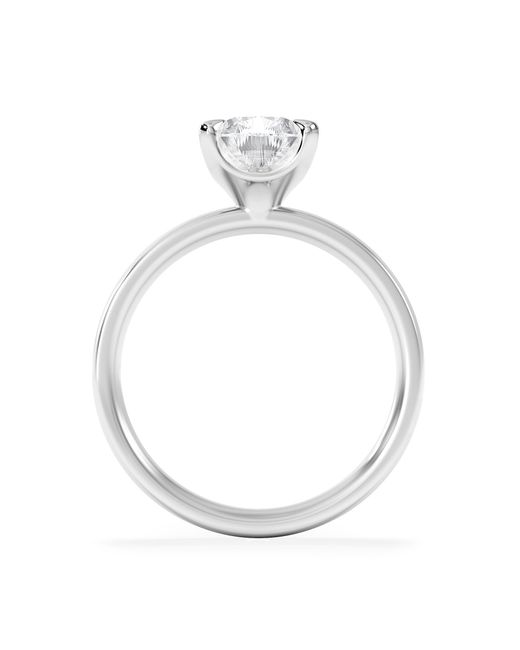 The Diamond Store White Origin 2.00Ct Pear Cut Lab Diamond Solitaire Engagement Ring