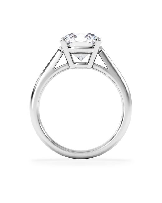 The Diamond Store White Elysia 3.00Ct Lab Diamond Round Cut Engagement Ring