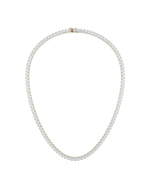 The Diamond Store Metallic Luxe 24.00Ct Lab Diamond Necklace With Igi Certified Oval-Cut Diamonds