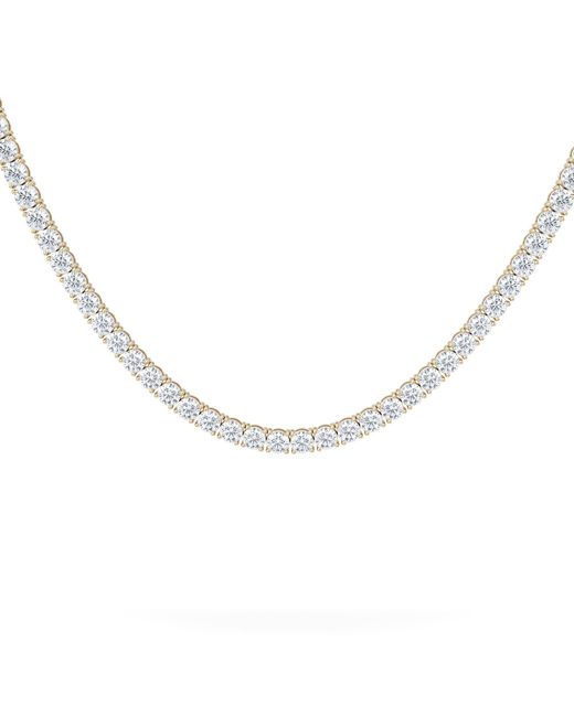 The Diamond Store Metallic Luxe 20.00Ct Lab Diamond Necklace With Igi Certified Brilliant-Cut Diamonds