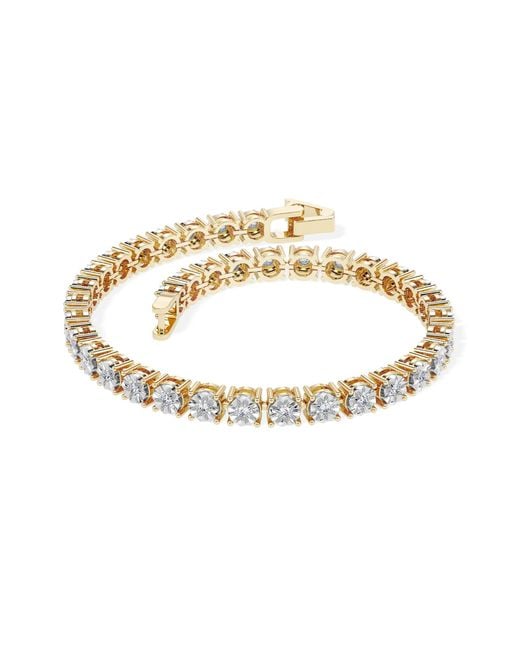The Diamond Store Metallic Brilliance Lab Diamond Set 1.00Ct Tennis Bracelet