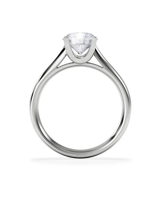 The Diamond Store White 1.50Ct Diamond Engagement Ring Grace Lab F/Vs1 18K