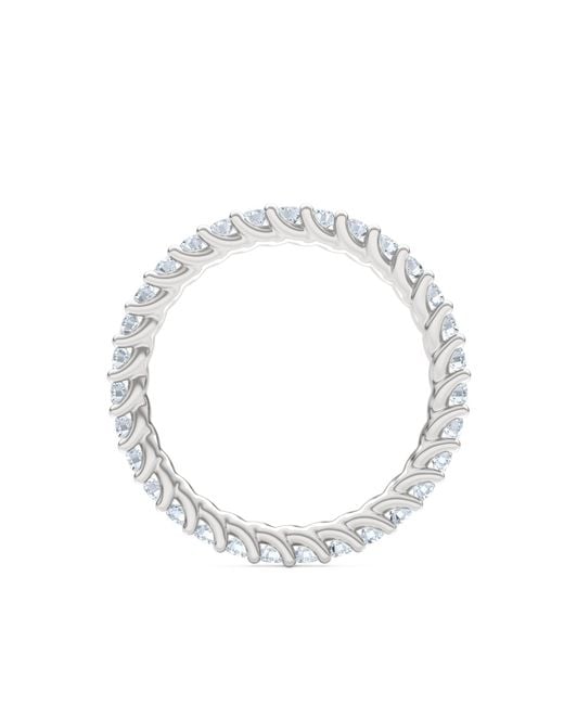 The Diamond Store White Legacy 1.00Ct Round Cut Lab Diamond Eternity Ring