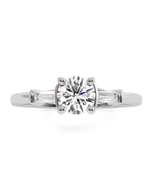 The Diamond Store Metallic Isadora Diamond Engagement Ring 18Kw 0.65Ct G/Si2