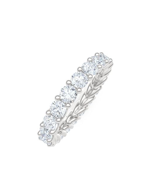 The Diamond Store White Legacy 2.00Ct Round Cut Lab Diamond Eternity Ring