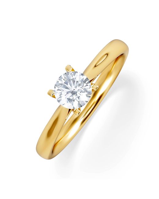 The Diamond Store Metallic Certified Grace 18K Diamond Engagement Ring 0.50Ct