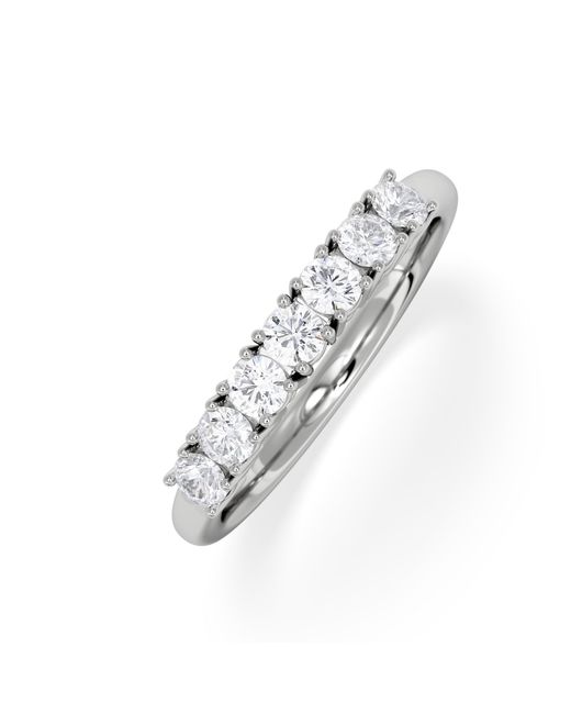 The Diamond Store White Chloe 7 Stone Diamond Eternity Ring 0.50Ct G/Vs
