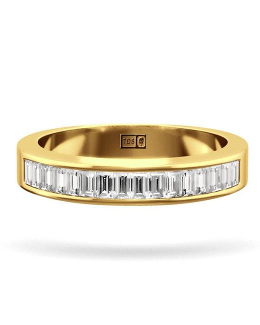 The Diamond Store Metallic Grace 18K Diamond Eternity Ring 0.50Ct G/Vs