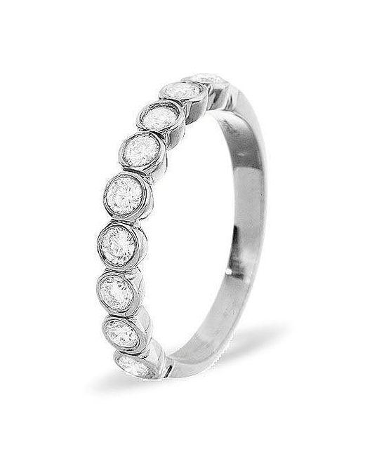 The Diamond Store Metallic Emily 18K Diamond Eternity Ring 0.50Ct G/Vs