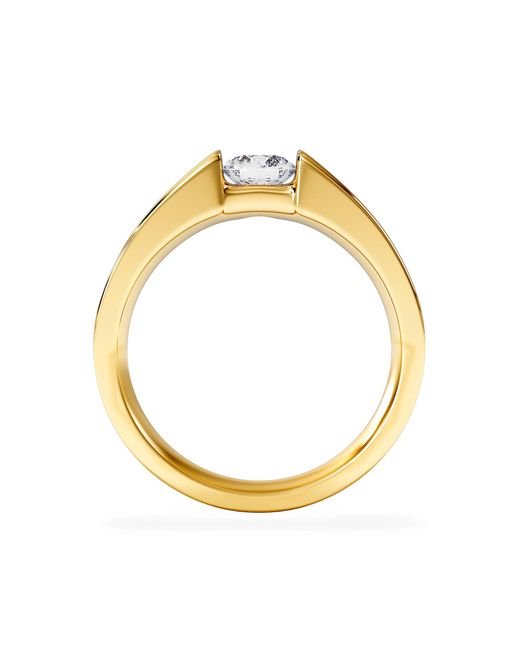 The Diamond Store Metallic Certified Jessica 18K Diamond Engagement Ring 0.50Ct