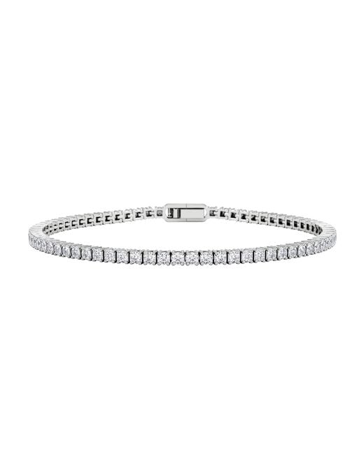 The Diamond Store Metallic Lab Diamond Tennis Bracelet 3.00Ct