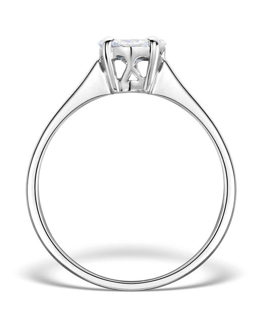 The Diamond Store White Engagement Ring Galileo 1.00Ct Look Diamond 0.38Ct And Ring
