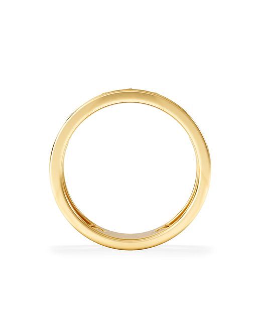 The Diamond Store Metallic Double Band Stacking Ring Lab Diamond 0.25Ct