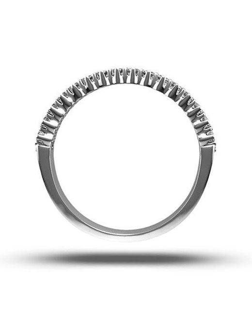 The Diamond Store Metallic Jasmine Diamond Eternity Ring 0.50Ct H/Si