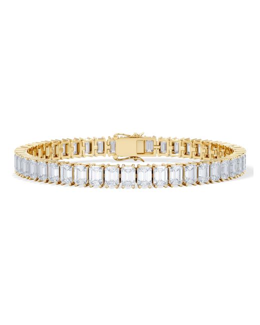 The Diamond Store Metallic Luxe 17.00Ct Lab Diamond Tennis Bracelet With Igi Certified Emerald-Cut Diamonds