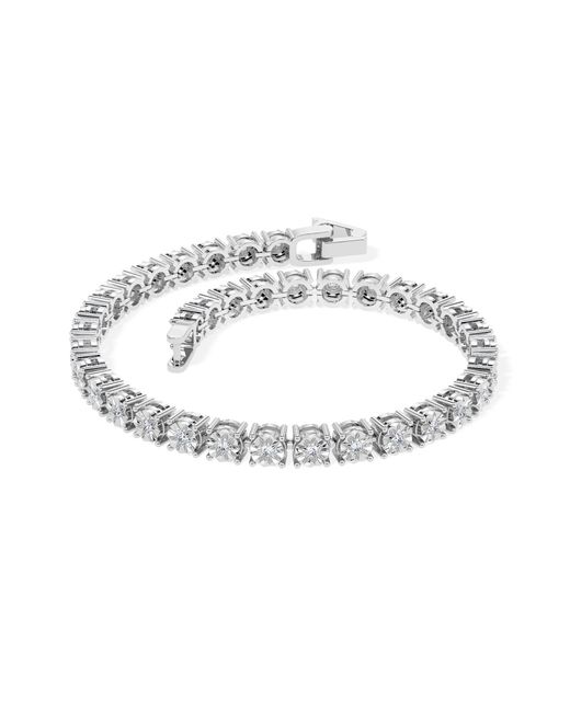 The Diamond Store Metallic Brilliance Lab Diamond Set 1.00Ct Tennis Bracelet