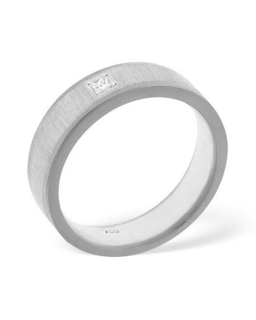 The Diamond Store White 0.07Ct H/Si Diamond Dress Ring for men