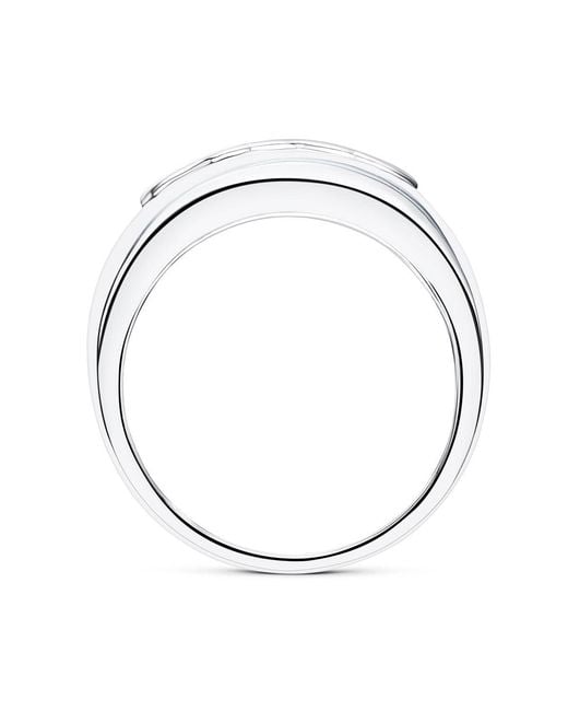 The Diamond Store Metallic 18K Chunky Ladies Diamond Ring