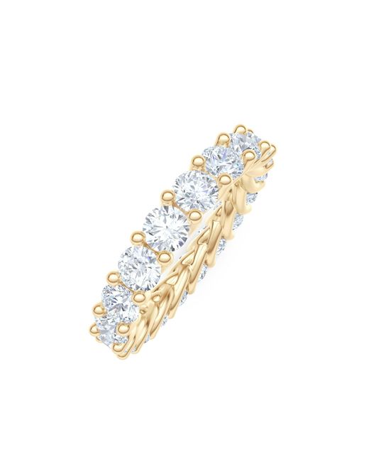 The Diamond Store Metallic Legacy 3.00Ct Round Cut Lab Diamond Eternity Ring