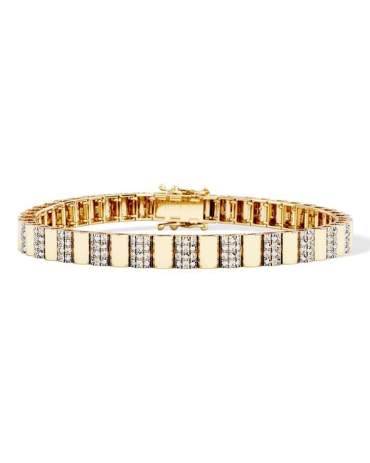 The Diamond Store Metallic Contour 0.55Ct Lab Diamond Bracelet