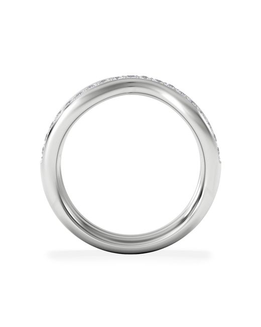 The Diamond Store White Duo Wave Stacking Lab Diamond Ring 0.26Ct