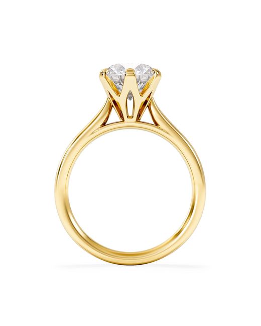 The Diamond Store Metallic 2 Carat Diamond Engagement Ring High Set Chloe Lab F/Vs1 18K