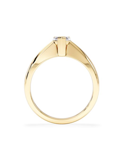 The Diamond Store Metallic Naomi Heart Cut Lab Diamond Engagement Ring 0.50Ct H/Si