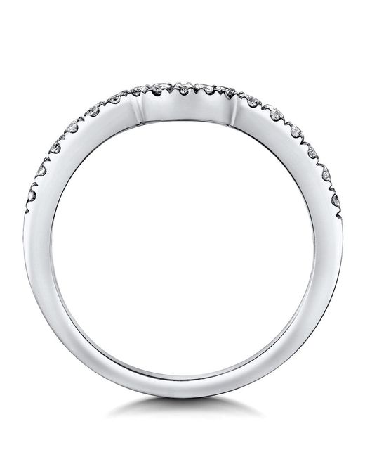 The Diamond Store Metallic Carly Matching 2Mm Wedding Band 0.25Ct H/Si Diamonds