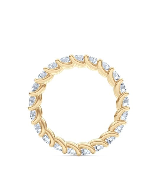 The Diamond Store Metallic Legacy 2.00Ct Round Cut Lab Diamond Eternity Ring