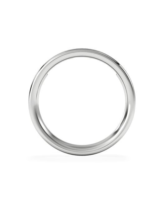 The Diamond Store White Eterna Lab Diamond Princess Cut Half Eternity Ring 0.30Ct H/Si