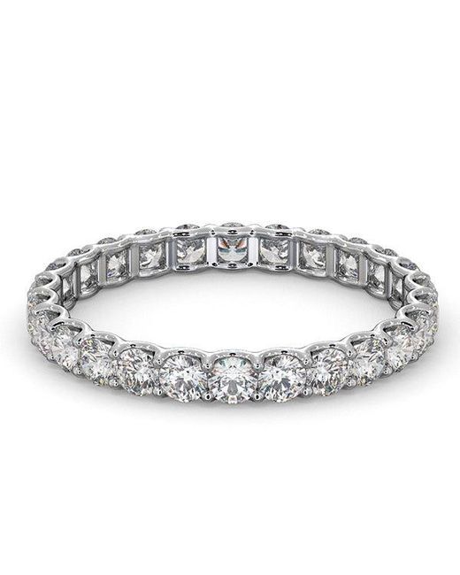 The Diamond Store Metallic Eternity Ring Chloe 18K Diamond 1.00Ct H/Si