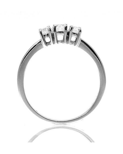 The Diamond Store White Ellie 3 Stone Lab Diamond Ring 0.50Ct G/Vs