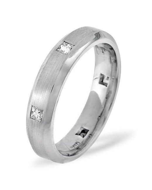 The Diamond Store Metallic 0.28Ct G/Vs Diamond Dress Ring for men