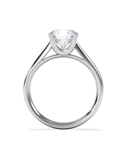 The Diamond Store White 2 Carat Diamond Engagement Ring Grace Lab F/Vs1 18K