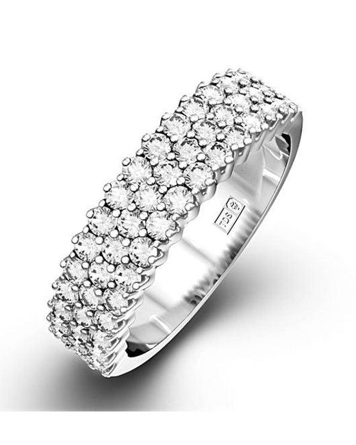 The Diamond Store Metallic Jasmine Diamond Eternity Ring 0.50Ct H/Si